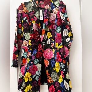 Alice and olive floral tuxedo jacket
